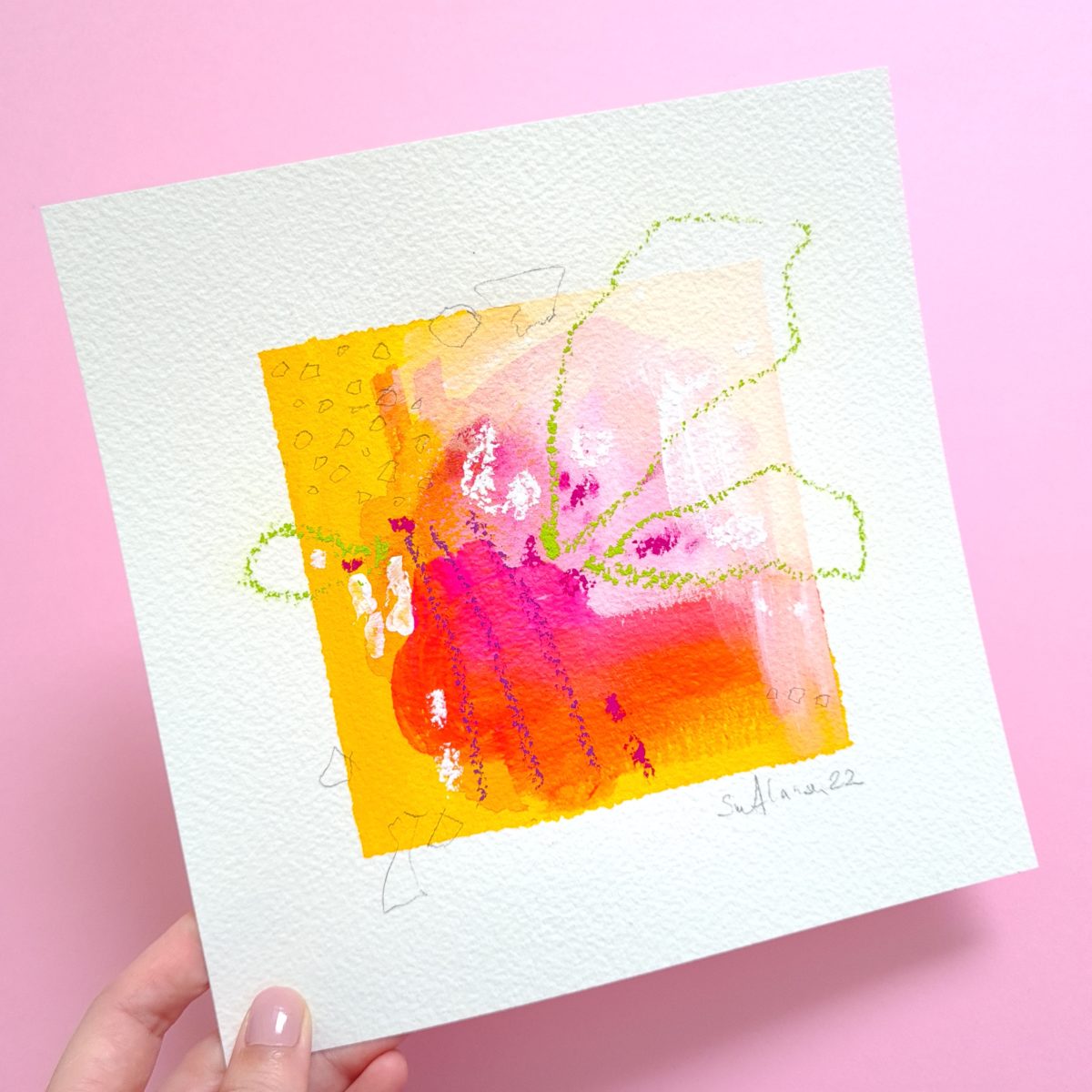 Small abstract paintings | Colorful abstract art | Original home decor